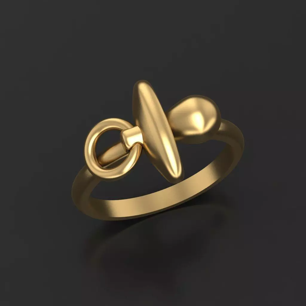 Nipple ring 3D print model