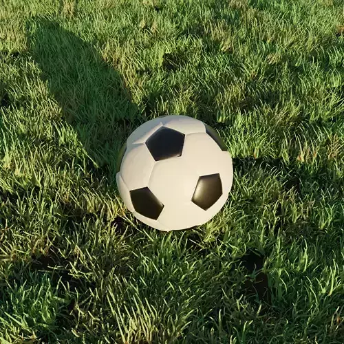 Soccer Football Low-poly