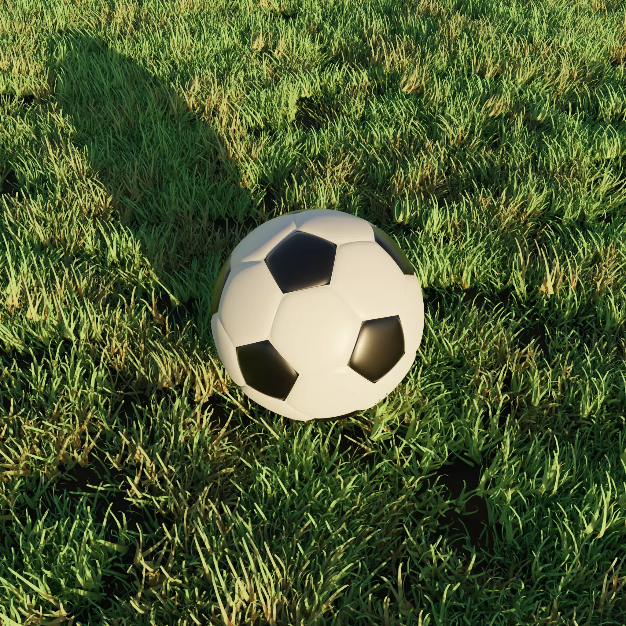 Soccer Football Low-poly Free low-poly 3D model