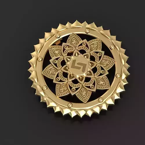 Mandala pendant 3D print model
