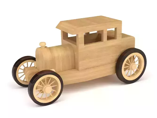 Wooden toy car 46