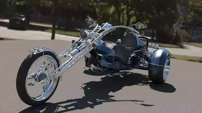 Trike bike 3D model