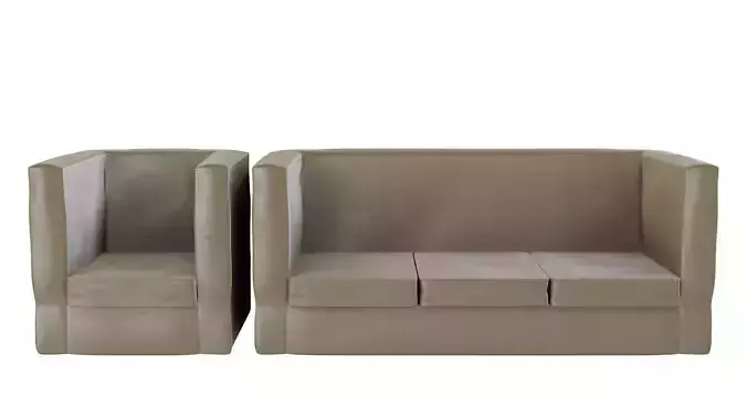 Leather Sofa Set