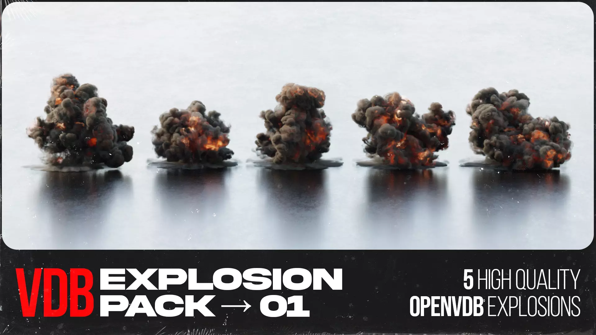 VDB EXPLOSION PACK 1 3D model_0