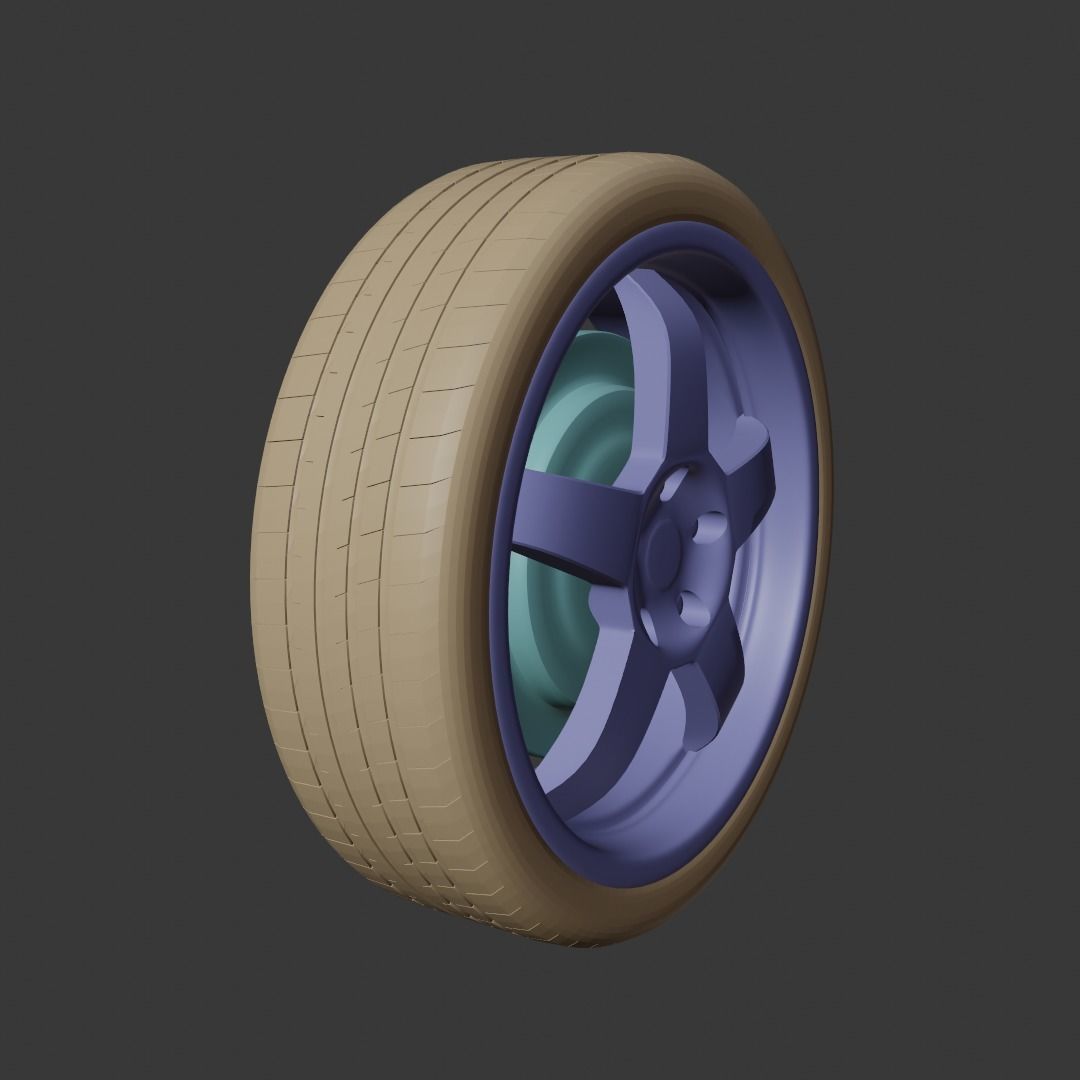 hamann hm2 car tire 3D model_9