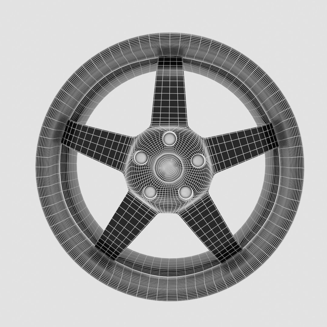 hamann hm2 car tire 3D model_1