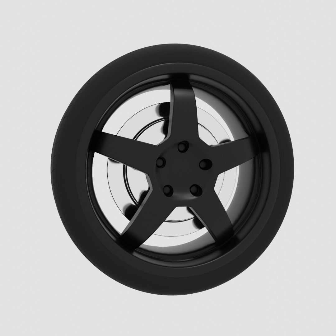 hamann hm2 car tire 3D model_2