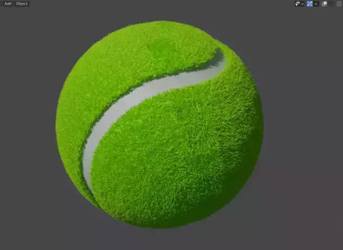 Tennis ball 3D model
