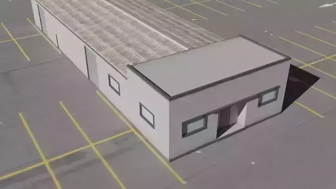 Large commercial warehouse