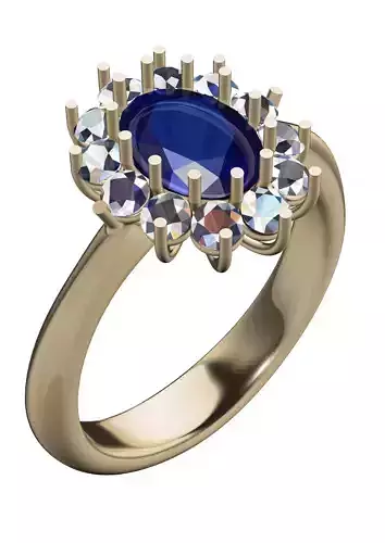 Engagement Wedding Ring Oval 8x6mm 1ct