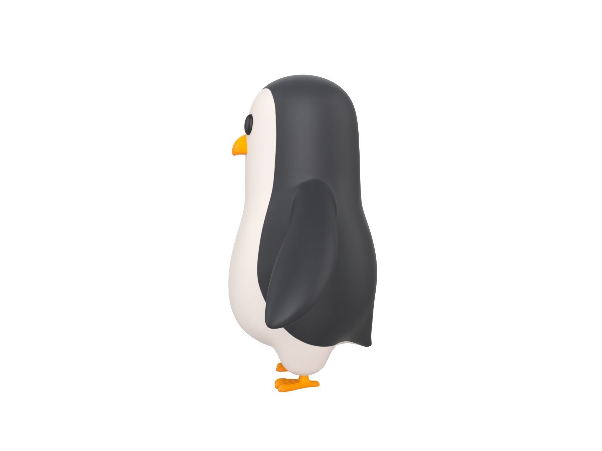 Character065 Penguin 3D model_7