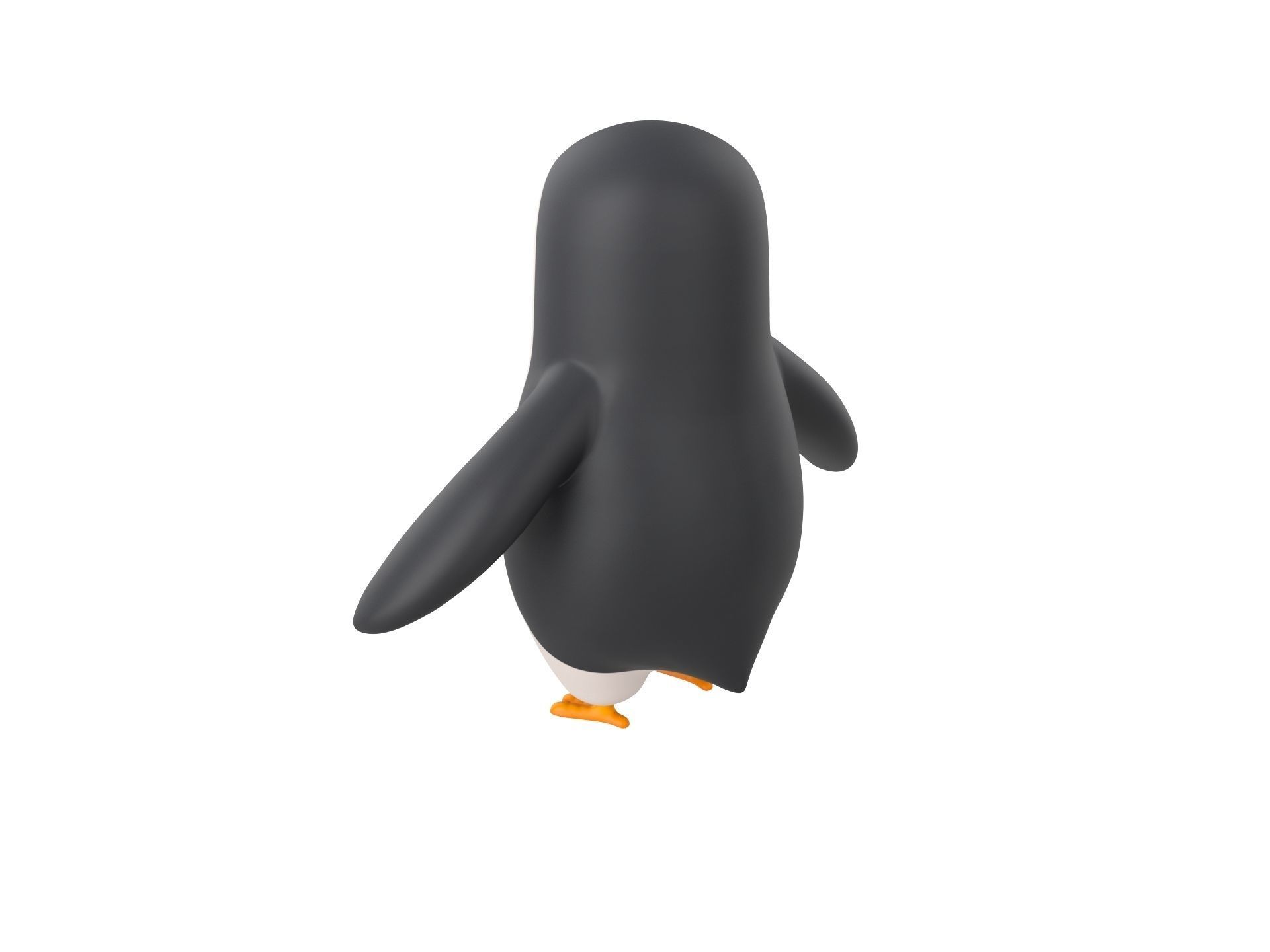 Character065 Penguin 3D model_6