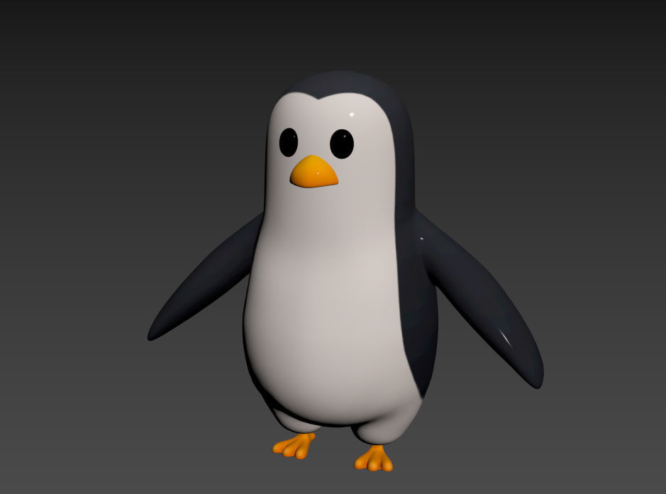 Character065 Penguin 3D model_11