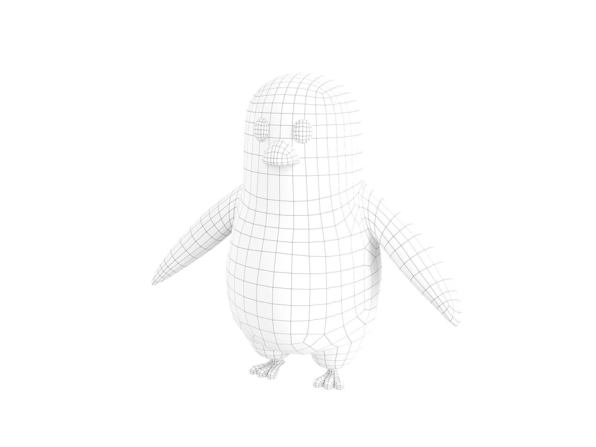 Character065 Penguin 3D model_10