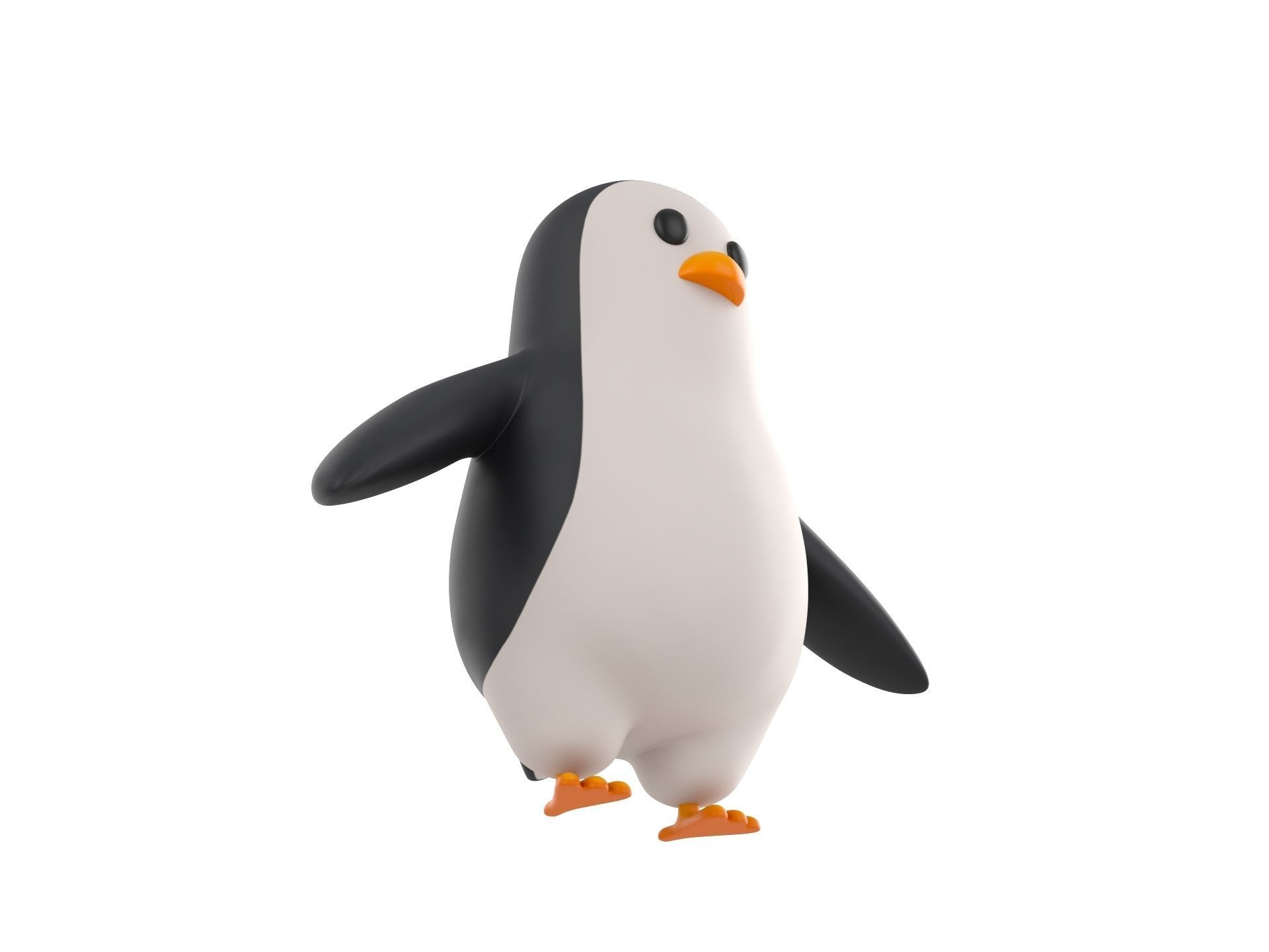 Character065 Penguin 3D model_2