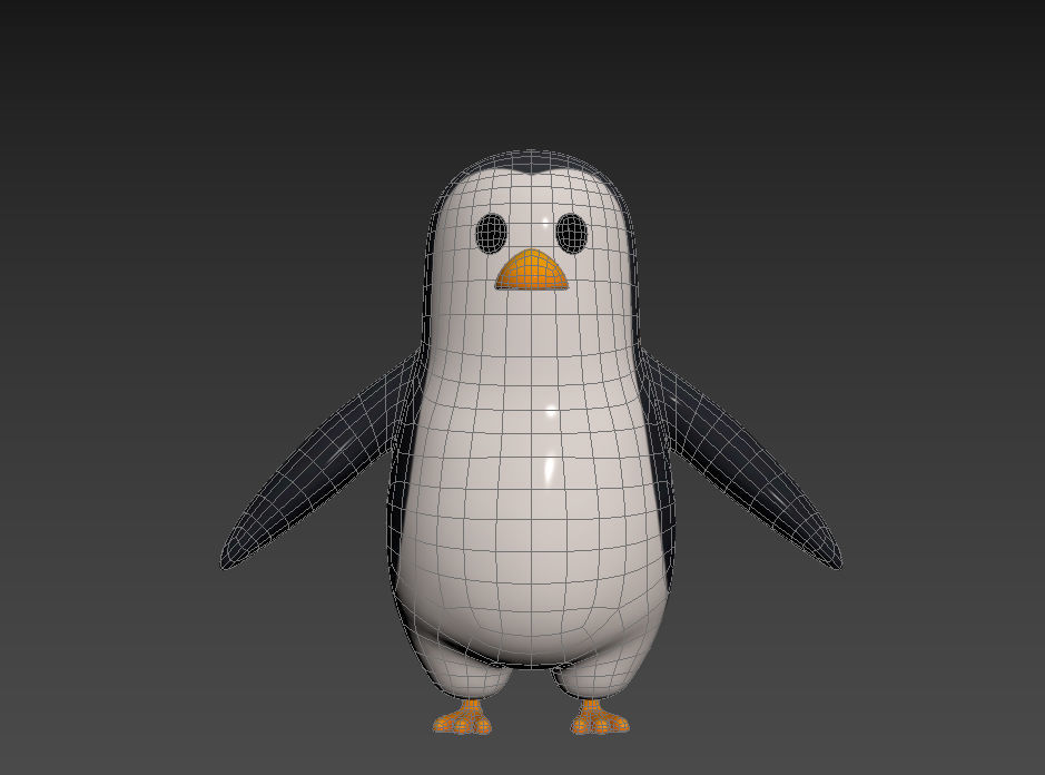 Character065 Penguin 3D model_14