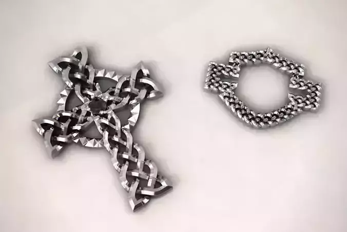 HD Bar and Shield and Celtic Cross