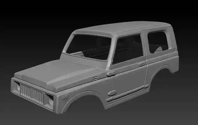 Suzuki samurai stl 3D print model