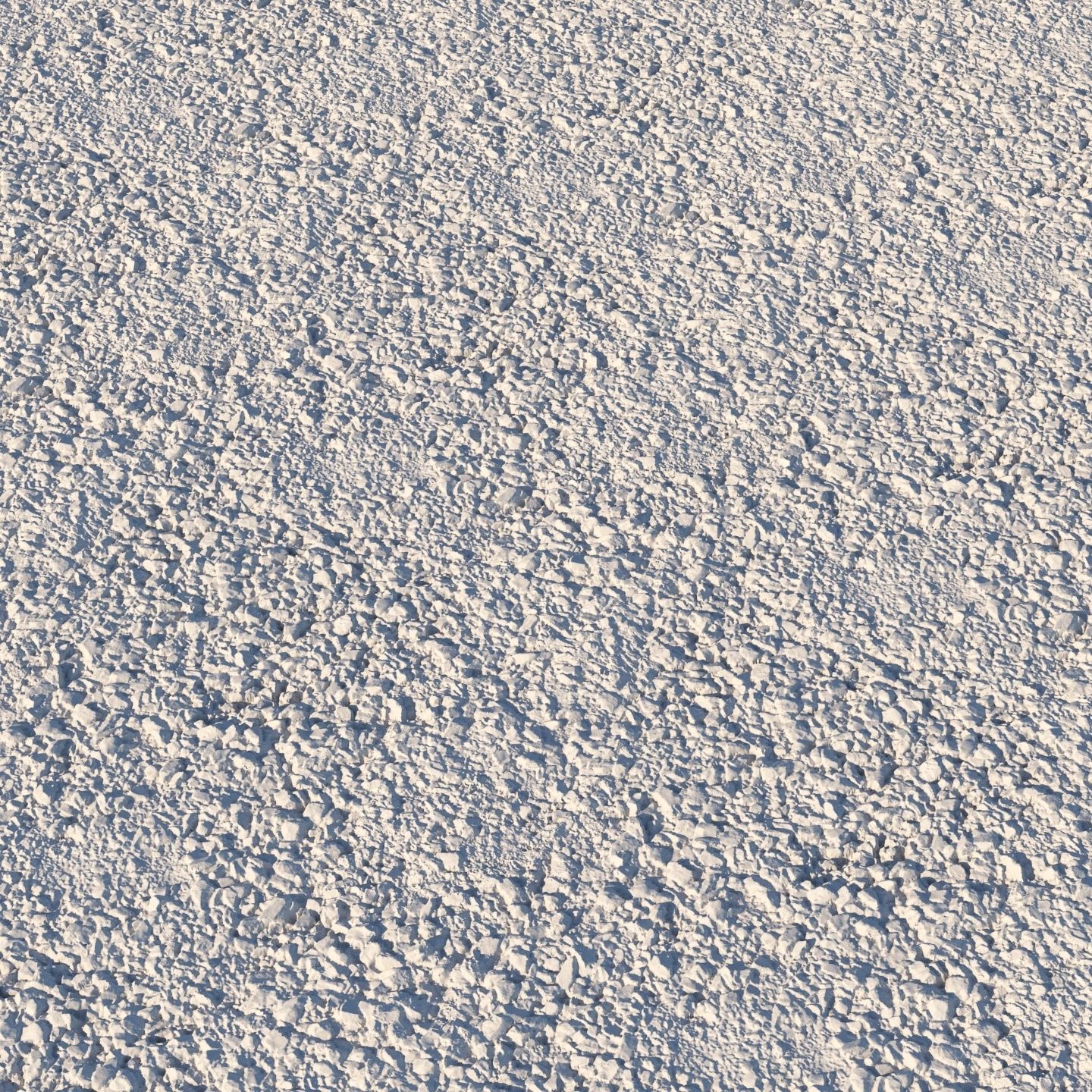 Large blue rubble material 3D model_10