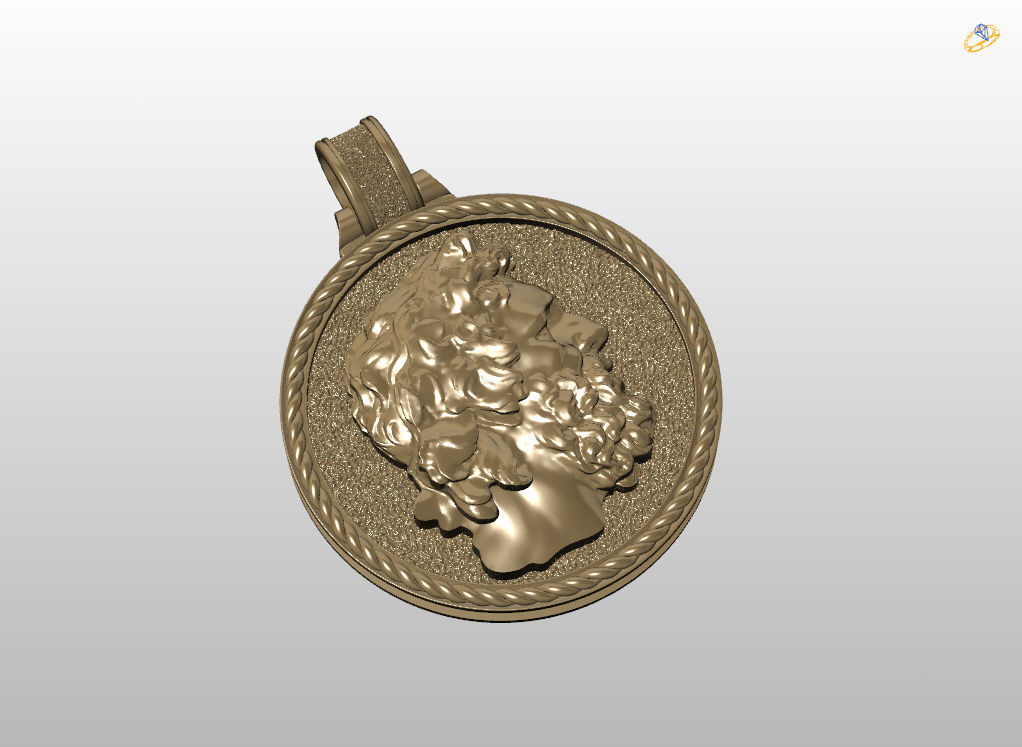 Pendant of Perseus 3D print model_8
