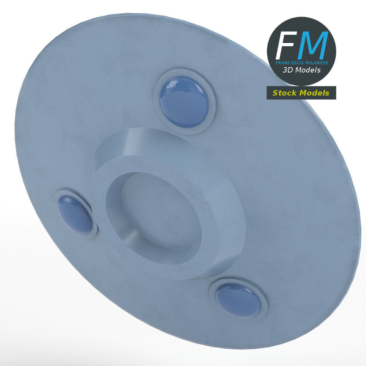 Flying saucer 1 3D model_4