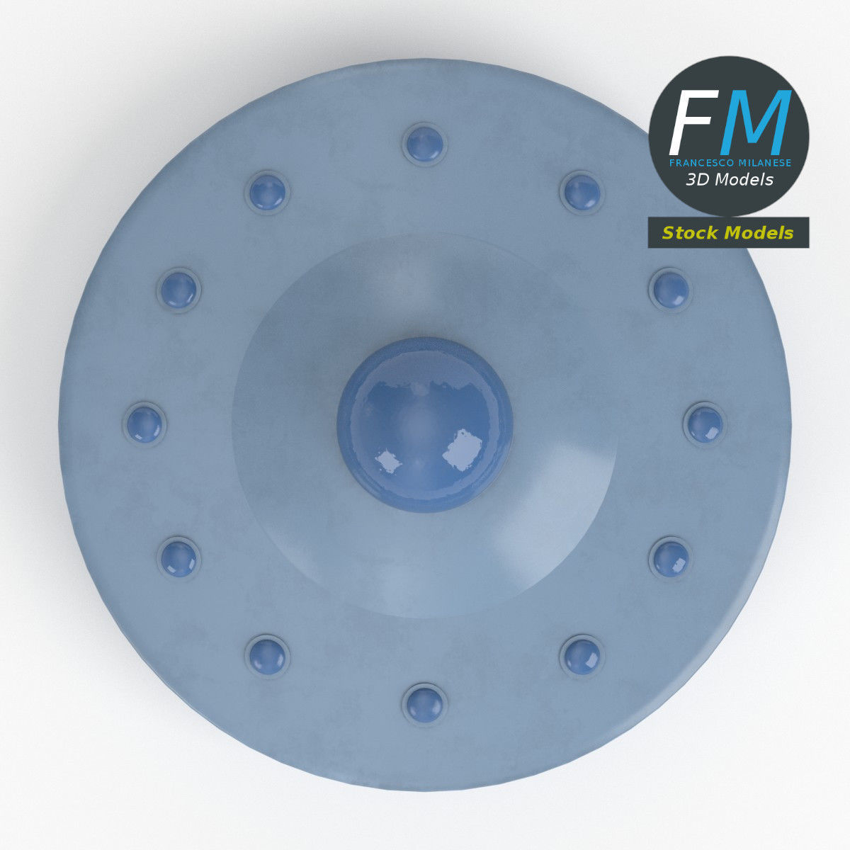 Flying saucer 1 3D model_6