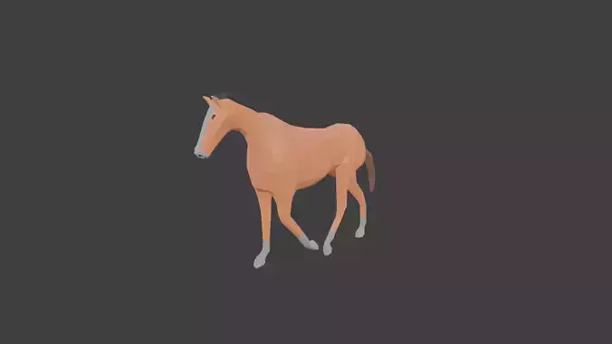 Free  Low Poly Horse