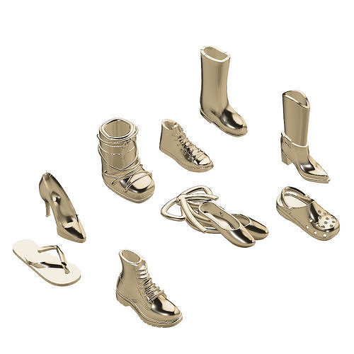 Shoes Fashion Charms Pendants 3D print model