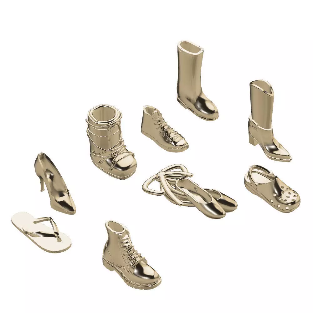 Shoes Fashion Charms Pendants 3D print model
