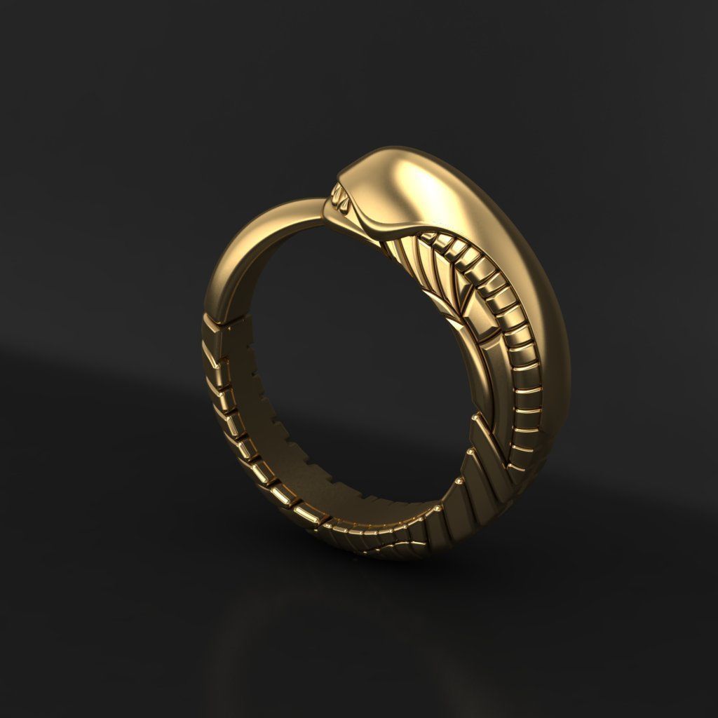 Venom Ring Alien 3D print model_1