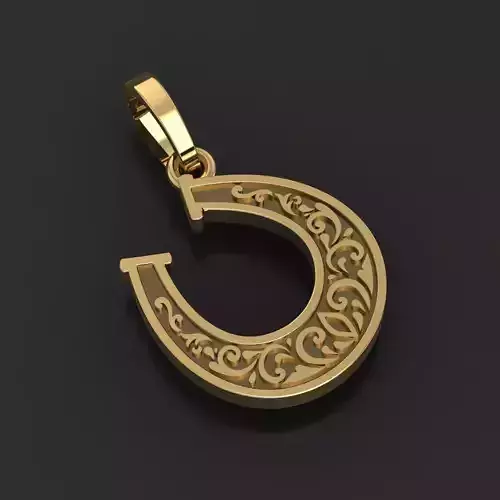 Horseshoe pendant