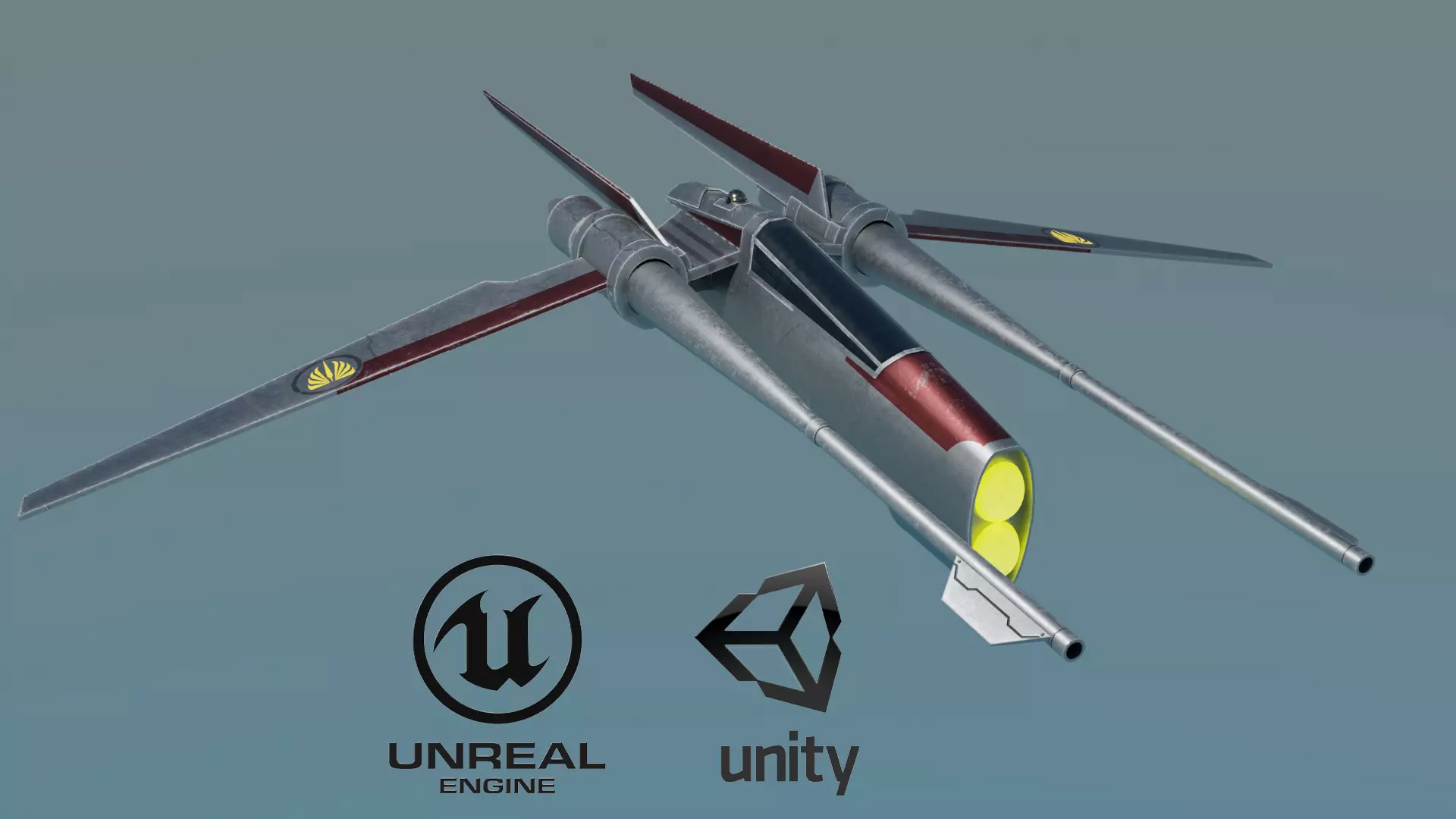 Jedi Vector Star Fighter- Star wars Highrepublic Low-poly 3D model_0