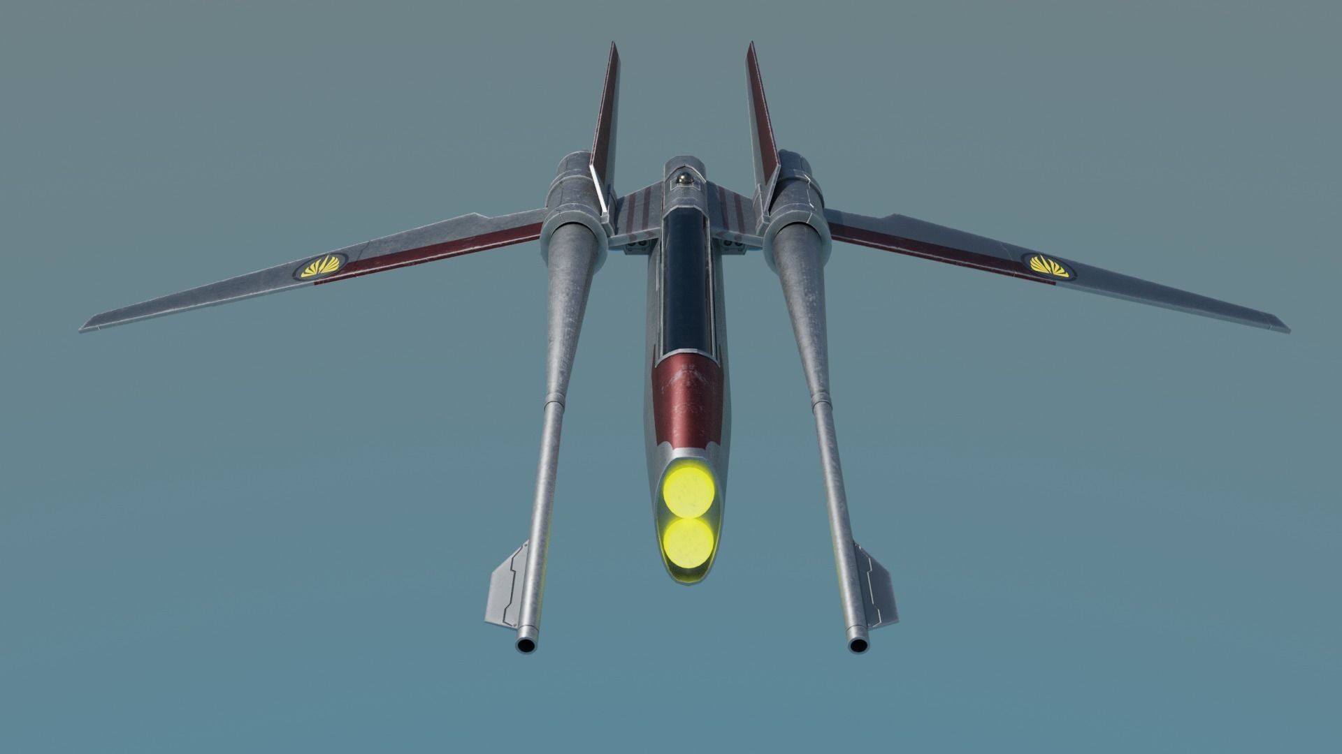 Jedi Vector Star Fighter- Star wars Highrepublic Low-poly 3D model_5
