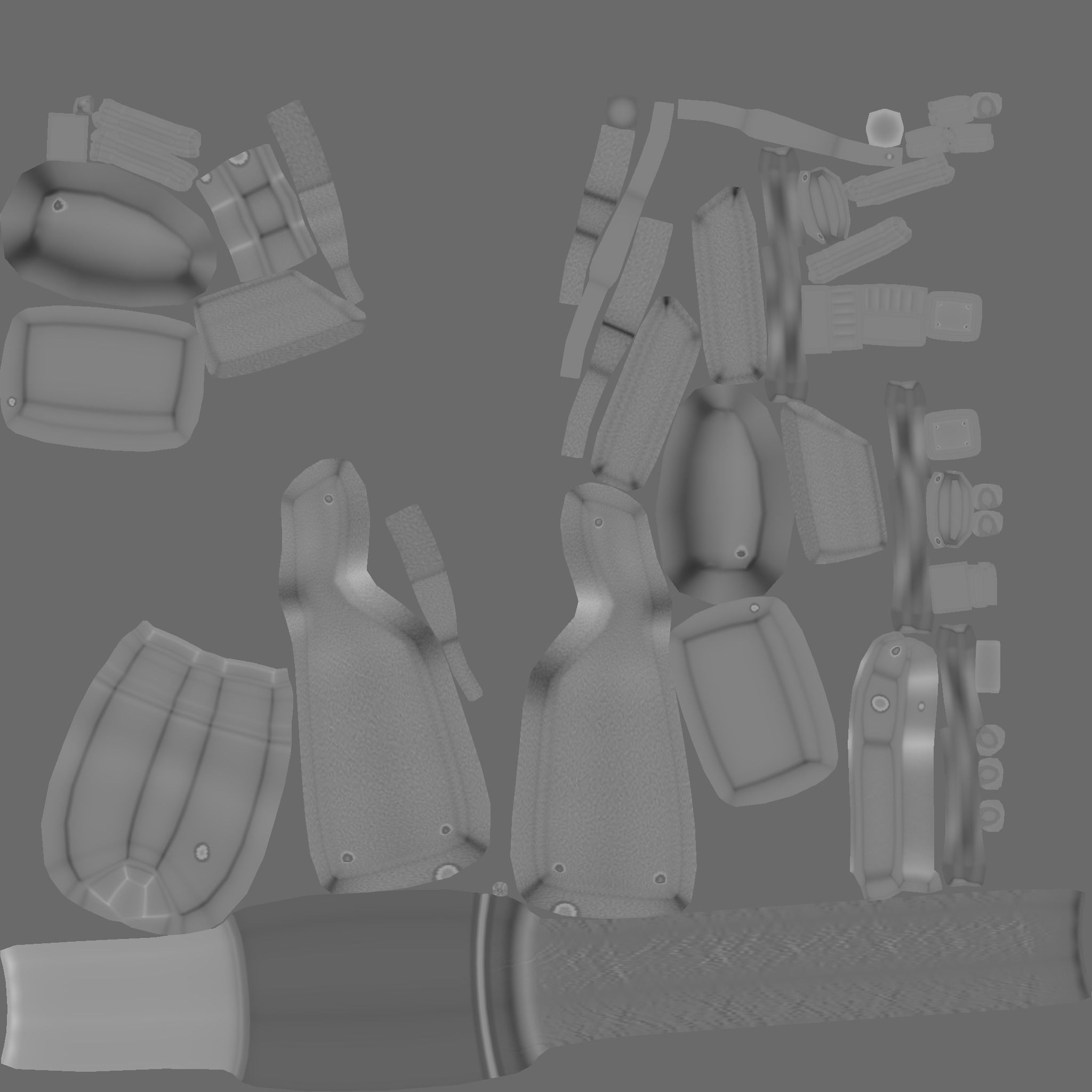 Sci-Fi Sniper Rifle - Gun - Weaponry Low-poly 3D model_27