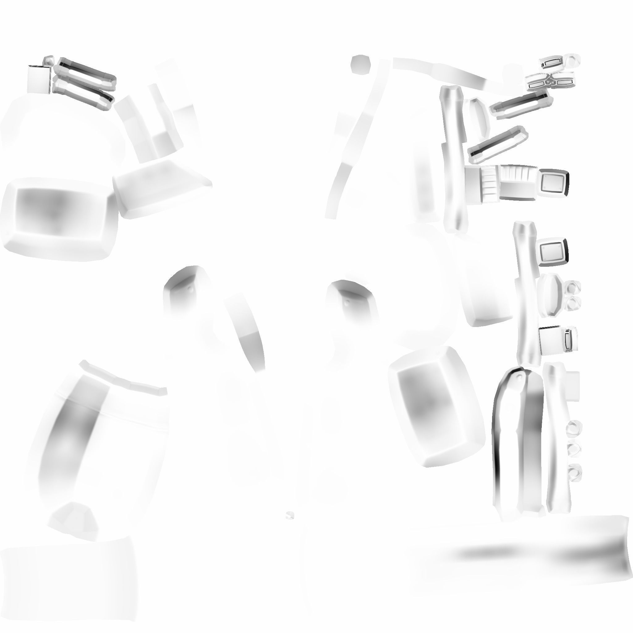 Sci-Fi Sniper Rifle - Gun - Weaponry Low-poly 3D model_22