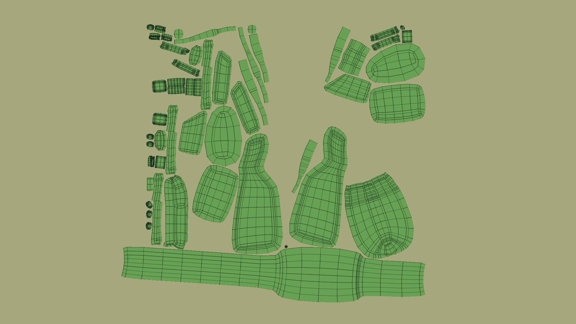 Sci-Fi Sniper Rifle - Gun - Weaponry Low-poly 3D model_19
