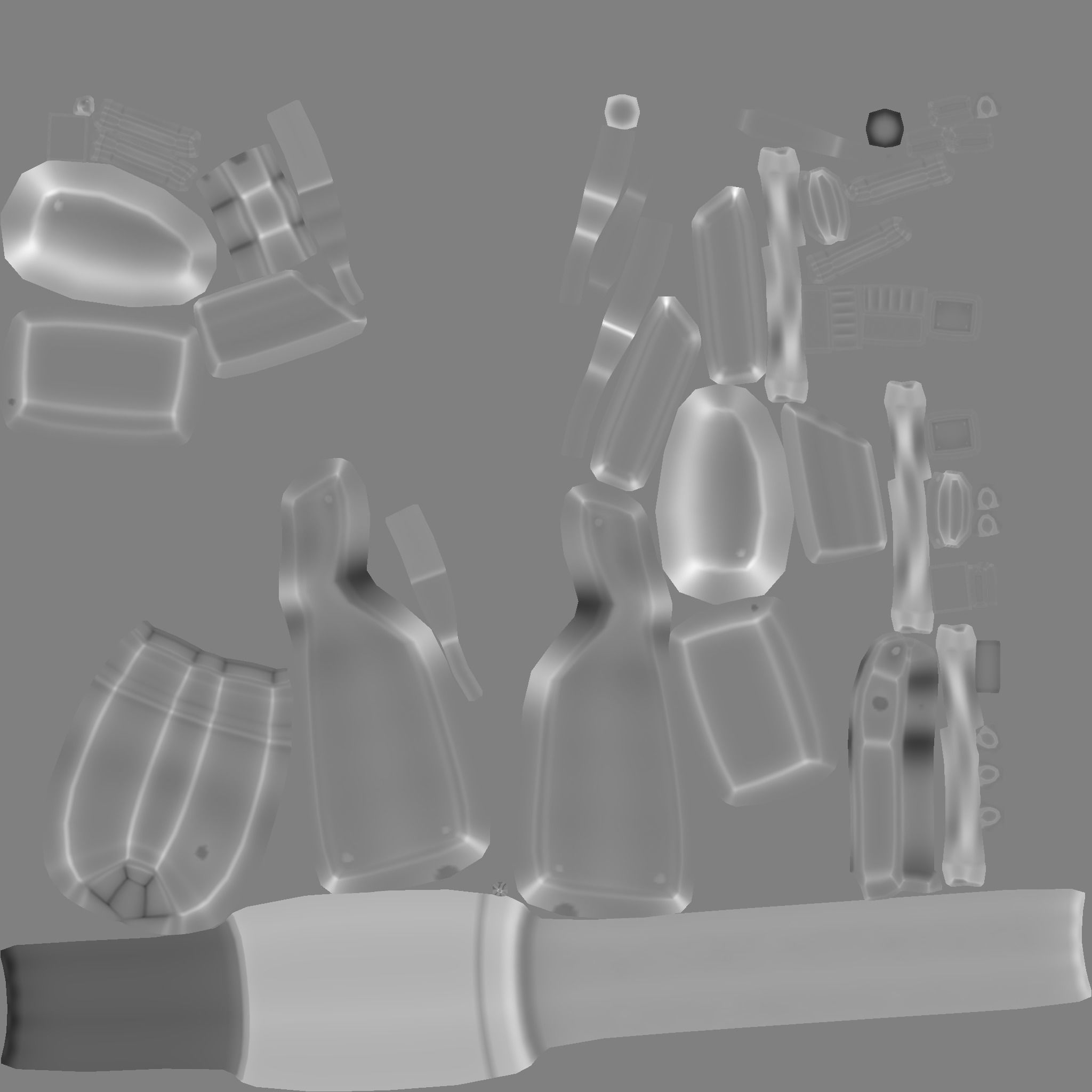 Sci-Fi Sniper Rifle - Gun - Weaponry Low-poly 3D model_24