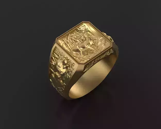 Ring hunter 3D print model