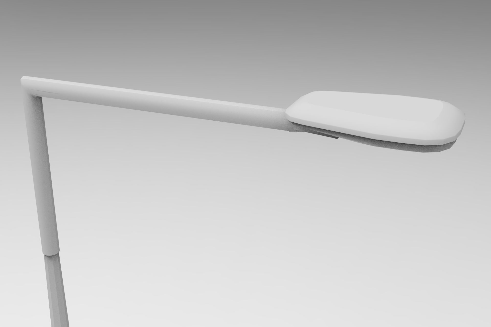 Street Light Low-poly 3D model_7