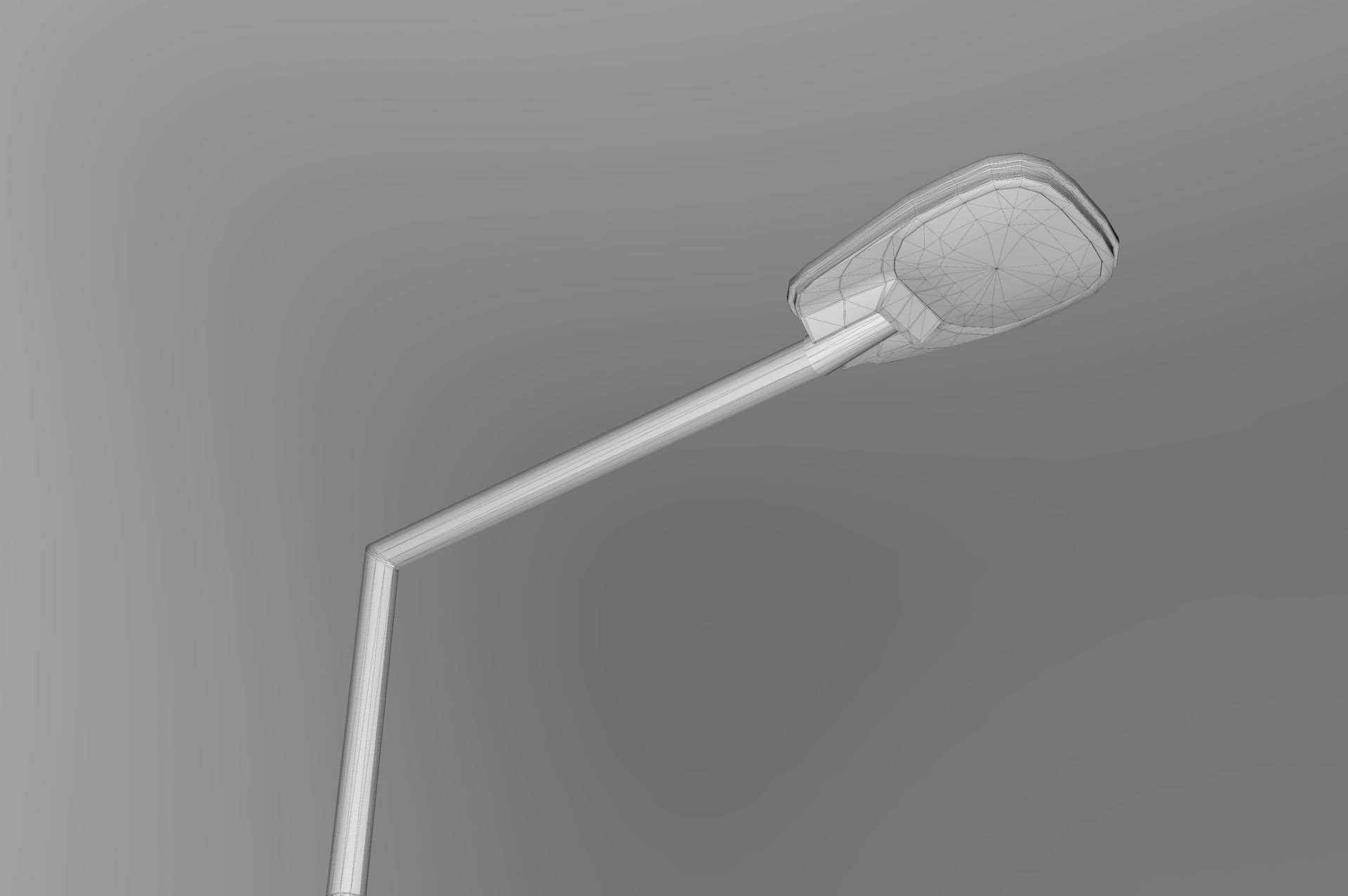 Street Light Low-poly 3D model_6