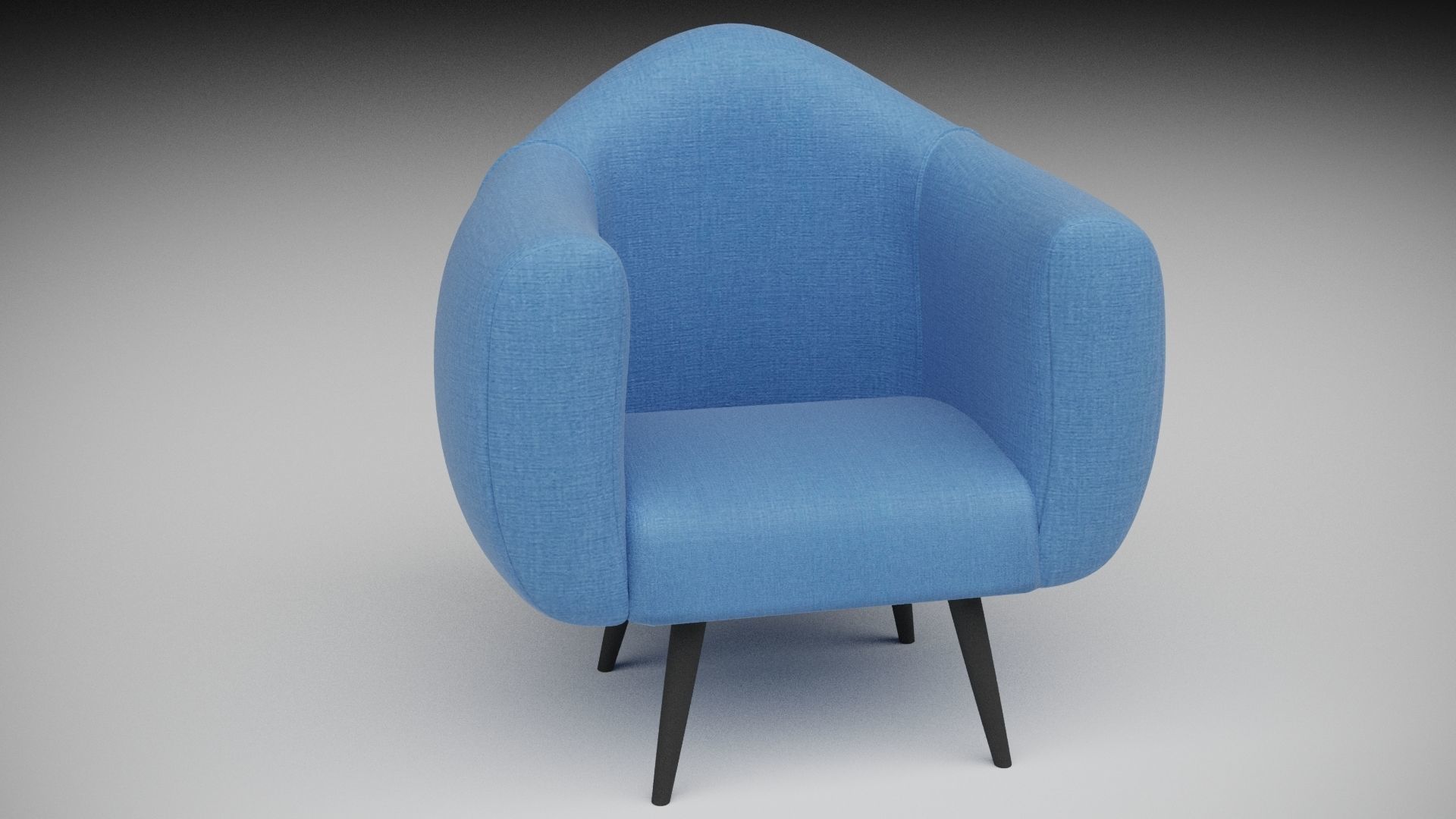 comfortable chair  3D model Low-poly 3D model_4