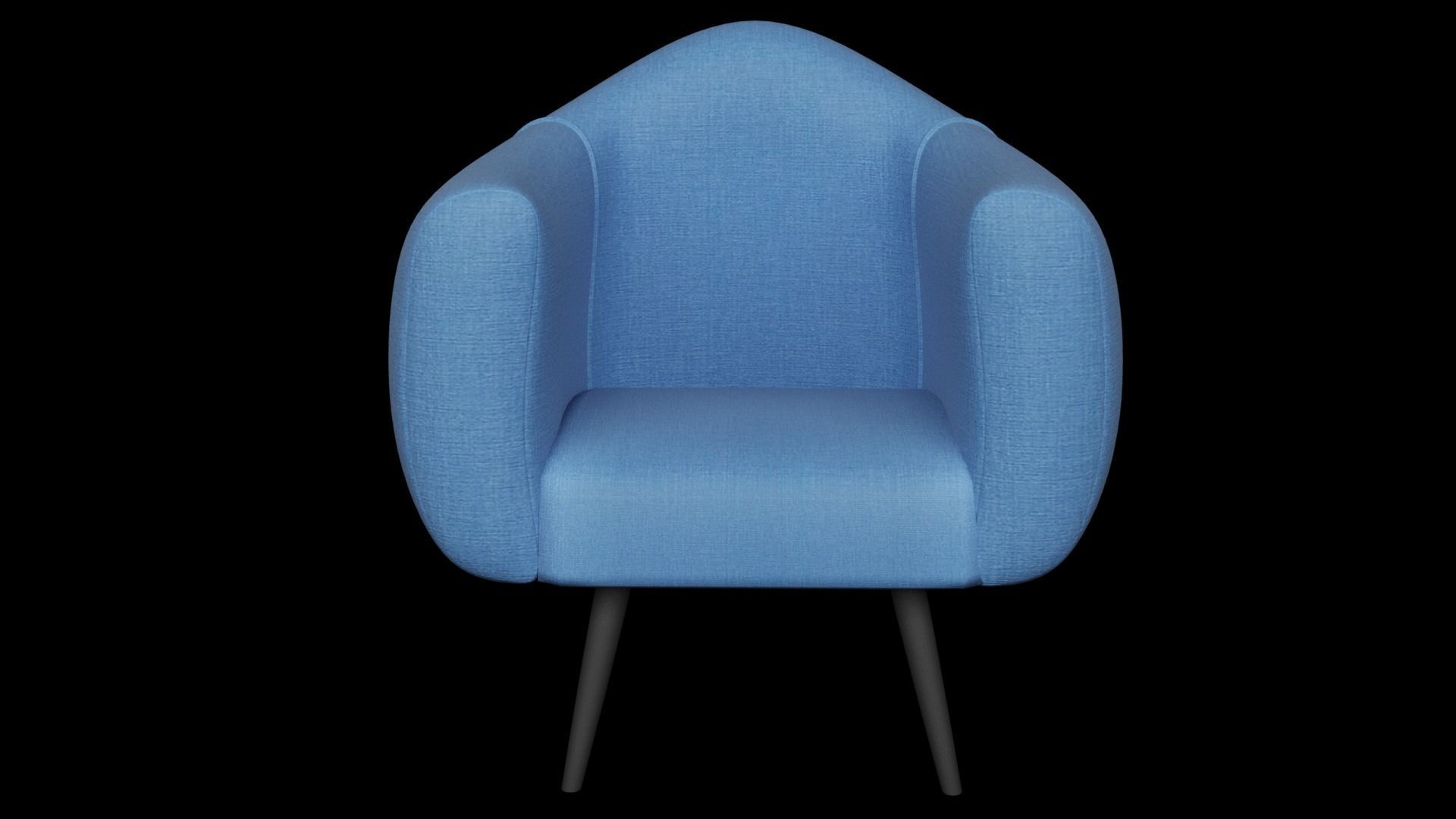 comfortable chair  3D model Low-poly 3D model_8