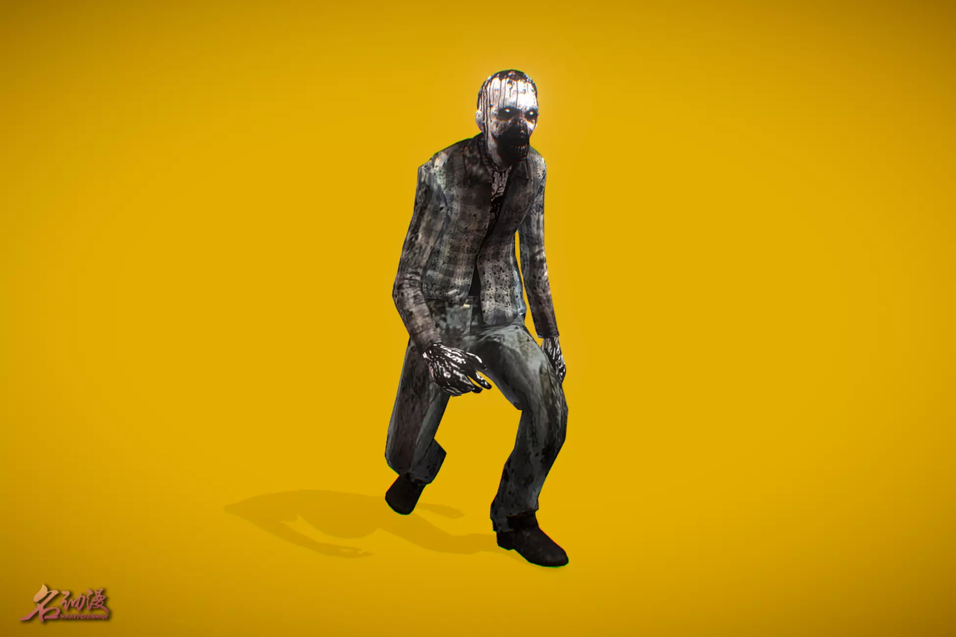 Zombies Walker 1 Low-poly 3D model