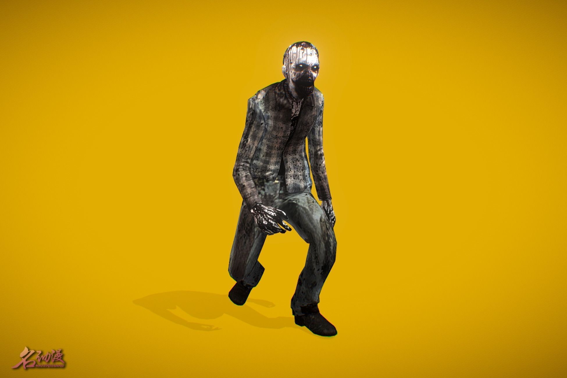 3D model Zombies Walker 1 VR / AR / lowpoly CGTrader