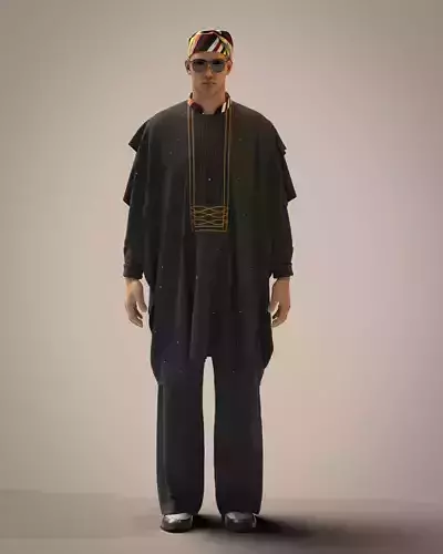 Traditional Nigerian Africa Agbada 