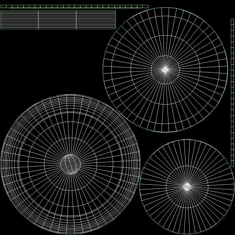 Pal Table oak black lacquered Low-poly 3D model_6