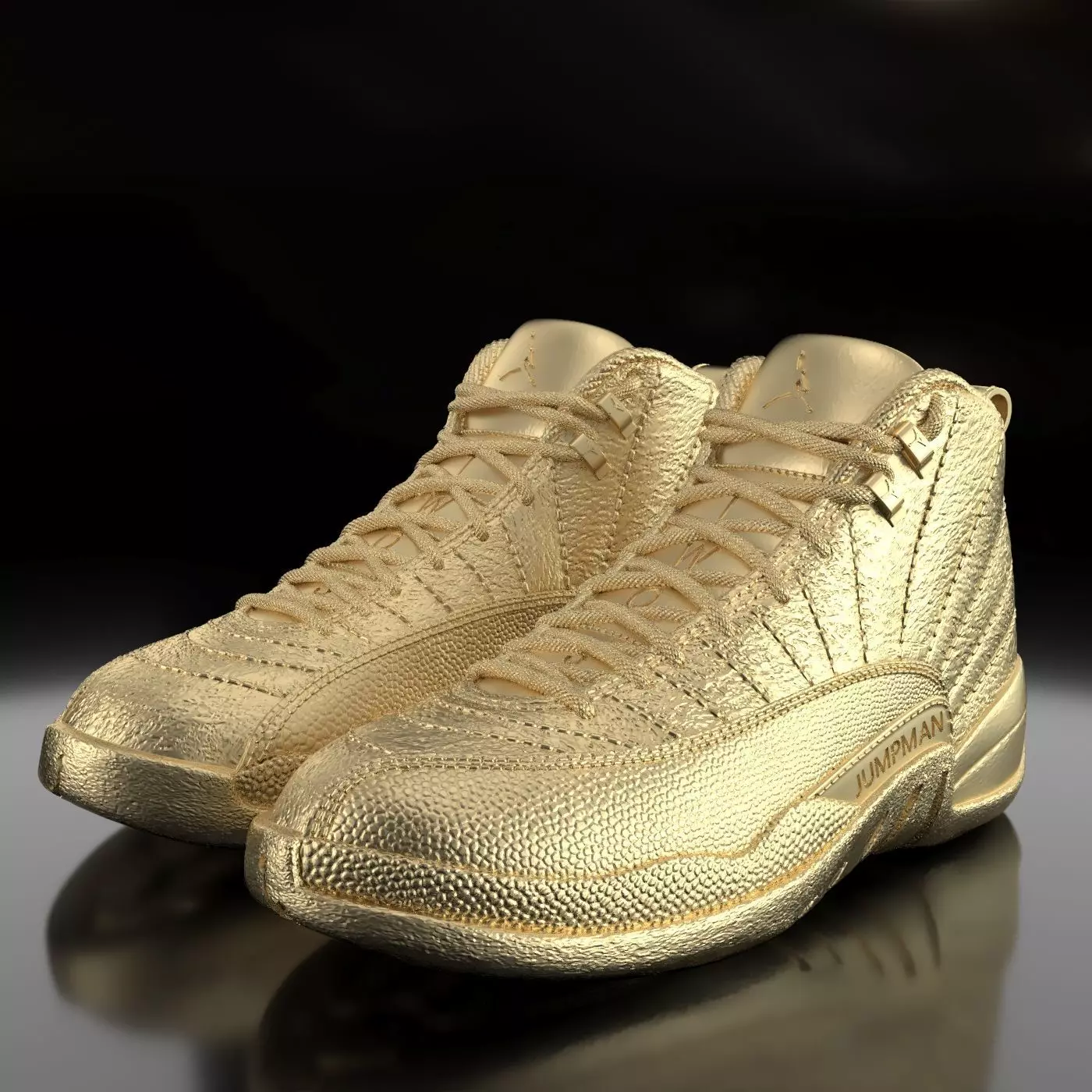 Air Jordan 12 Retro  3D print model_0