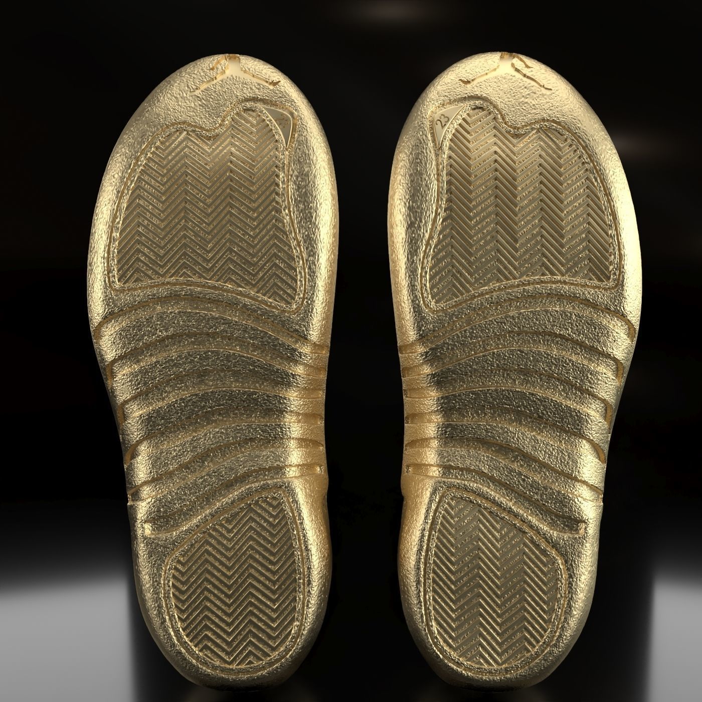 Air Jordan 12 Retro  3D print model_4