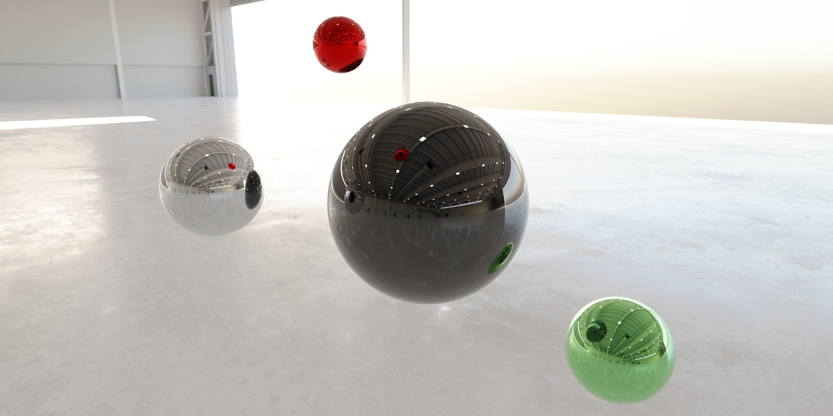 HDRI - Airplane Hangar Interior 9 Texture_1