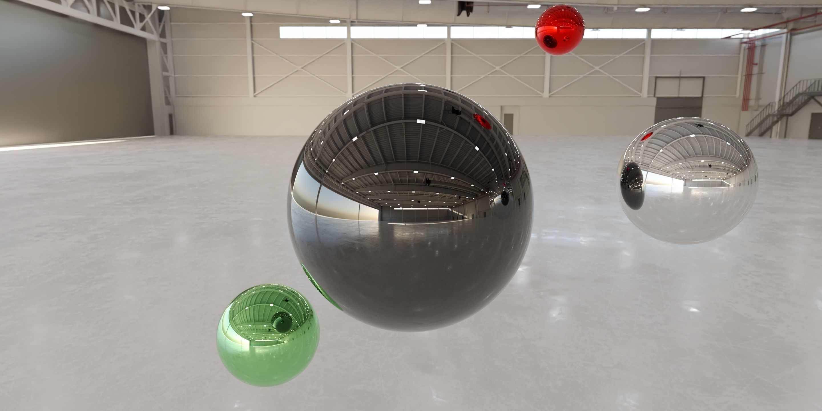 HDRI - Airplane Hangar Interior 9 Texture_7